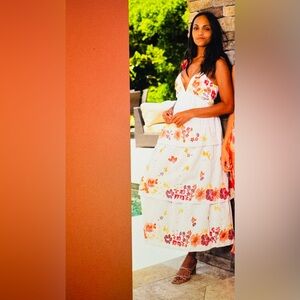 Elegant Floral Maxi Dress